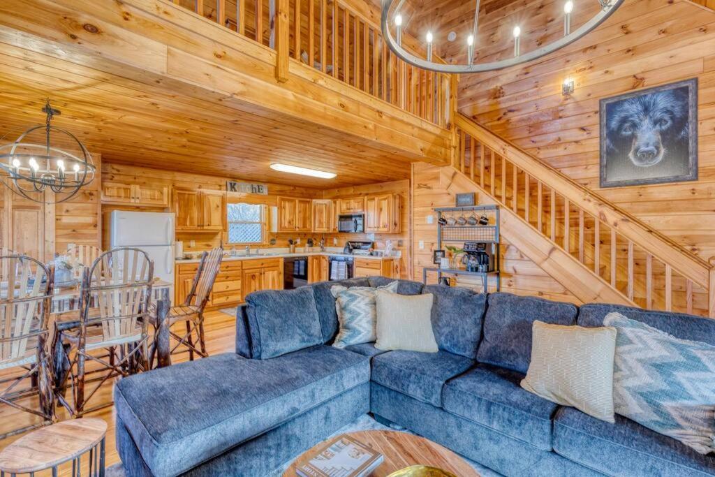 Mtn Cabin Sleeps 10 - 5 Mins To Fishing & Camping Ellijay Luaran gambar